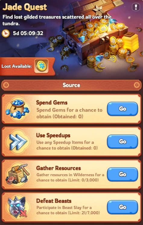 Jade's quest and her in.
